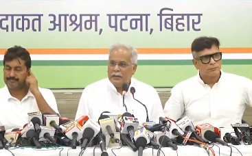NDA govt in Bihar has failed on every front: Bhupesh Baghel | NDA govt in Bihar has failed on every front: Bhupesh Baghel