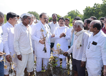 Maharashtra: Pay Rs 50,000 per hectare to flood affected farmers before Dussehra, demands Cong | Maharashtra: Pay Rs 50,000 per hectare to flood affected farmers before Dussehra, demands Cong