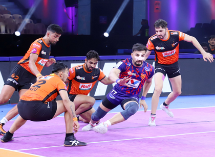 PKL 12: Ashu Malik’s 23-point game helps Dabang Delhi beat U Mumba, regain top spot | PKL 12: Ashu Malik’s 23-point game helps Dabang Delhi beat U Mumba, regain top spot