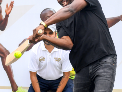 Cricketers' hard work inspired me growing up, says Usain Bolt on visit to Mumbai | Cricketers' hard work inspired me growing up, says Usain Bolt on visit to Mumbai
