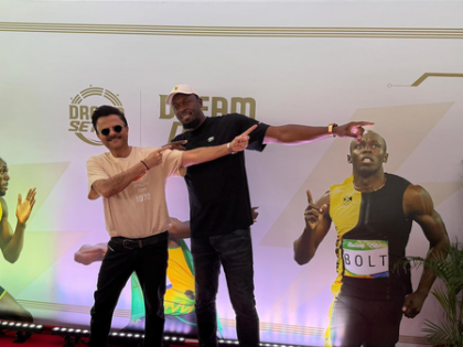 Anil Kapoor enjoys 'a memorable day' with Usain Bolt as they applaud India’s Young Sprinters | Anil Kapoor enjoys 'a memorable day' with Usain Bolt as they applaud India’s Young Sprinters