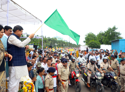 Road safety awareness: CM Mohan Yadav urges 2-wheeler riders to wear helmets, follow traffic rules | Road safety awareness: CM Mohan Yadav urges 2-wheeler riders to wear helmets, follow traffic rules
