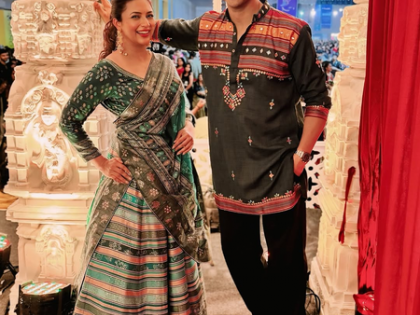 Divyanka Tripathi makes this Navratri special by introducing garba to Vivek Dahiya for the first time | Divyanka Tripathi makes this Navratri special by introducing garba to Vivek Dahiya for the first time