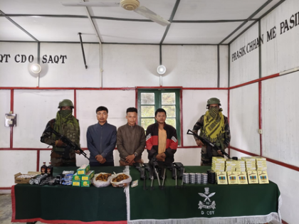Assam Rifles foils arms and drugs smuggling bid in Mizoram | Assam Rifles foils arms and drugs smuggling bid in Mizoram