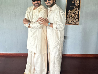 Chiranjeevi says 'always feel proud to see you' as Ram Charan completes 18 years in Tollywood | Chiranjeevi says 'always feel proud to see you' as Ram Charan completes 18 years in Tollywood