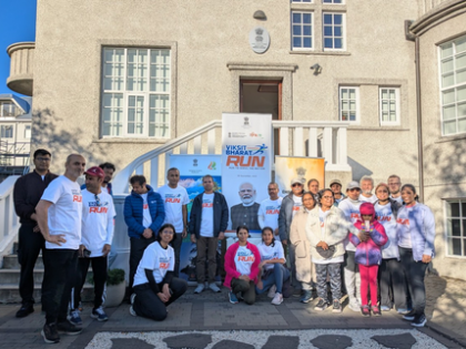 Indian diaspora unites for Viksit Bharat Run in Iceland | Indian diaspora unites for Viksit Bharat Run in Iceland
