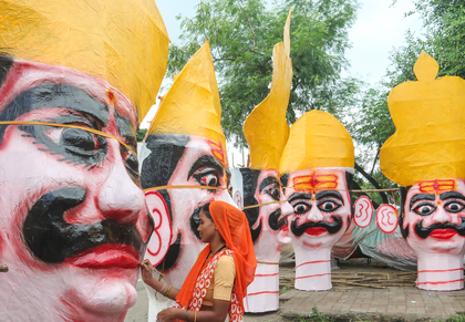 Rain clouds loom over Dussehra festivities in Central India | Rain clouds loom over Dussehra festivities in Central India