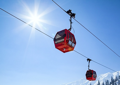 Kashmir's Gulmarg Gandola resumes operations from today | Kashmir's Gulmarg Gandola resumes operations from today