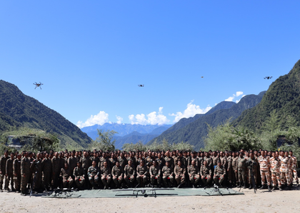 Indian Army conducts exercise DRONE KAVACH in Arunachal Pradesh | Indian Army conducts exercise DRONE KAVACH in Arunachal Pradesh