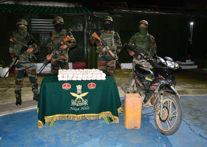 Manipur: Four militants arrested; arms, IEDs, drugs seized | Manipur: Four militants arrested; arms, IEDs, drugs seized