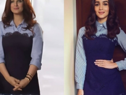 Twinkle Khanna shares nostalgic "twinning moment" with Alia Bhatt and Varun Dhawan | Twinkle Khanna shares nostalgic "twinning moment" with Alia Bhatt and Varun Dhawan
