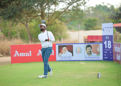 Tamil Nadu Open 2025: Arjun Prasad climbs into halfway lead | Tamil Nadu Open 2025: Arjun Prasad climbs into halfway lead