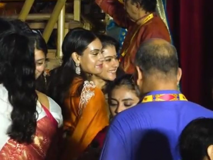 Nysa Devgn joins her mother Kajol in carrying forward the legacy of 'Sindur Khela' | Nysa Devgn joins her mother Kajol in carrying forward the legacy of 'Sindur Khela'