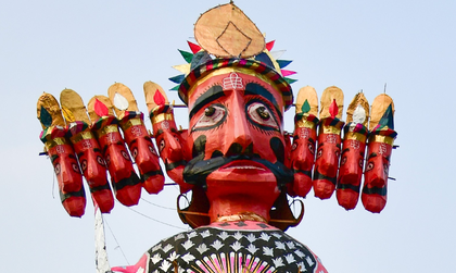 Rajasthan: Kota set to make record with 221-foot Ravana effigy on Dussehra | Rajasthan: Kota set to make record with 221-foot Ravana effigy on Dussehra