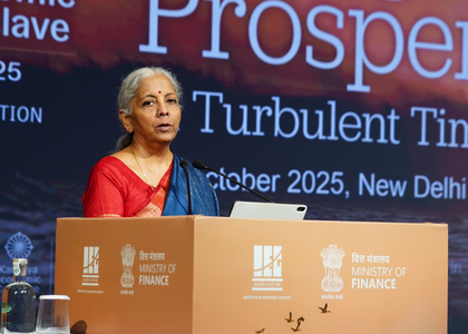 India’s growth firmly anchored in domestic factors amid global volatility: FM Sitharaman | India’s growth firmly anchored in domestic factors amid global volatility: FM Sitharaman