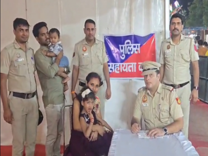 Lost in mela, Delhi Police help reunite 5-year-old girl with family | Lost in mela, Delhi Police help reunite 5-year-old girl with family