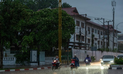 Laos warns of more heavy rain as tropical storm Matmo approaches | Laos warns of more heavy rain as tropical storm Matmo approaches