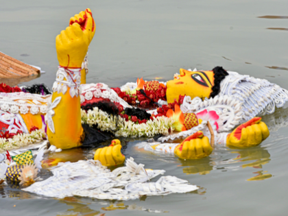Durga idol immersion continues in Tripura after five-day festivities | Durga idol immersion continues in Tripura after five-day festivities Durga idol immersion continues in Tripura after five-day festivities | Durga idol immersion continues in Tripura after five-day festivities
