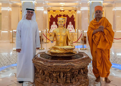DCD Chairman visits BAPS Hindu Mandir in Abu Dhabi, praises contribution to foster community cohesion | DCD Chairman visits BAPS Hindu Mandir in Abu Dhabi, praises contribution to foster community cohesion