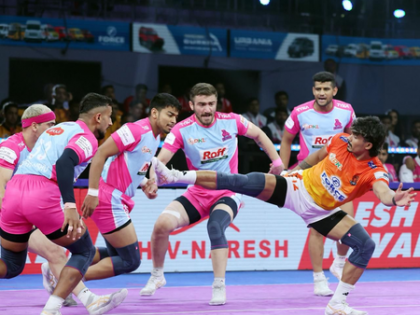 PKL 12: Aditya’s Super 10 helps Puneri Paltan clinch thriller against Pink Panthers | PKL 12: Aditya’s Super 10 helps Puneri Paltan clinch thriller against Pink Panthers