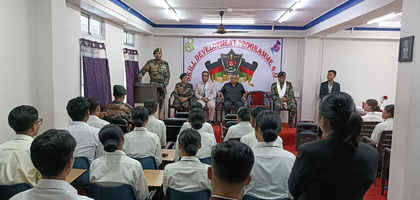 Assam Rifles provides skill training to 56 youths in Manipur | Assam Rifles provides skill training to 56 youths in Manipur