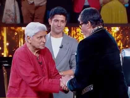 Big B recreates ‘Zanjeer’ moment with Javed Akhtar in ‘KBC’ | Big B recreates ‘Zanjeer’ moment with Javed Akhtar in ‘KBC’