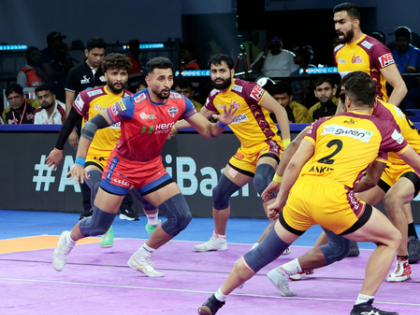 PKL 12: Bharat’s Super 10, Shubham’s High Five power Telugu Titans to fourth consecutive win | PKL 12: Bharat’s Super 10, Shubham’s High Five power Telugu Titans to fourth consecutive win