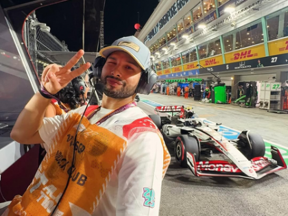 Siddhant Chaturvedi lives out his Formula 1 dream at the Singapore Grand Prix | Siddhant Chaturvedi lives out his Formula 1 dream at the Singapore Grand Prix