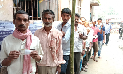 IANS-Matrize survey: NDA likely to race ahead of INDIA Bloc in Bihar, vote share seen nearing 50 pc | IANS-Matrize survey: NDA likely to race ahead of INDIA Bloc in Bihar, vote share seen nearing 50 pc IANS-Matrize survey: NDA likely to race ahead of INDIA Bloc in Bihar, vote share seen nearing 50 pc | IANS-Matrize survey: NDA likely to race ahead of INDIA Bloc in Bihar, vote share seen nearing 50 pc