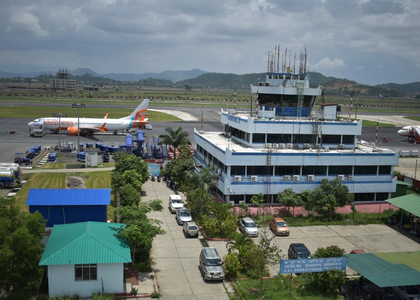 Manipur: Flight operations temporarily suspended at Imphal airport after drone sighting | Manipur: Flight operations temporarily suspended at Imphal airport after drone sighting Manipur: Flight operations temporarily suspended at Imphal airport after drone sighting | Manipur: Flight operations temporarily suspended at Imphal airport after drone sighting