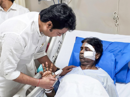 BJP to highlight photograph of injured party MP Khagen Murmu in Bengal, Bihar ahead of polls | BJP to highlight photograph of injured party MP Khagen Murmu in Bengal, Bihar ahead of polls