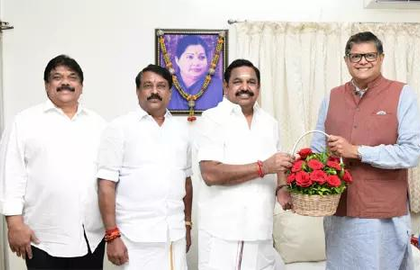 BJP leaders meet AIADMK chief in Chennai, discuss roadmap for Assembly elections | BJP leaders meet AIADMK chief in Chennai, discuss roadmap for Assembly elections