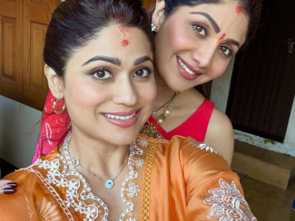 Shamita Shetty shares pictures from her religious trip with Shilpa Shetty | Shamita Shetty shares pictures from her religious trip with Shilpa Shetty