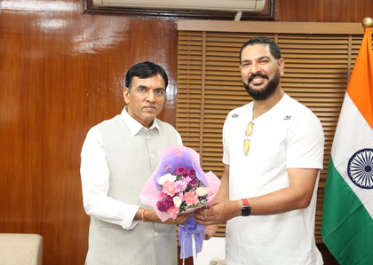 IGPL board meets Sports Minister Mansukh Mandaviya to discuss growth of golf in India | IGPL board meets Sports Minister Mansukh Mandaviya to discuss growth of golf in India
