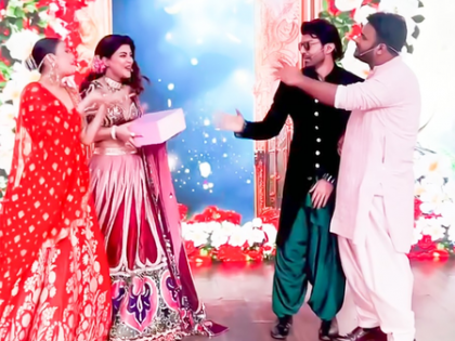 Hina Khan, Isha Malviya recreate Madhuri Dixit-Salman Khan's iconic song from “Hum Aapke Hain Kaun” | Hina Khan, Isha Malviya recreate Madhuri Dixit-Salman Khan's iconic song from “Hum Aapke Hain Kaun”