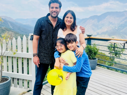 "Bidaai" fame Kinshuk Mahajan pens an emotional note for his twins as they turn 8 | "Bidaai" fame Kinshuk Mahajan pens an emotional note for his twins as they turn 8