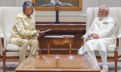 Andhra Pradesh CM congratulates PM Modi on entering 25th year as head of govt | Andhra Pradesh CM congratulates PM Modi on entering 25th year as head of govt