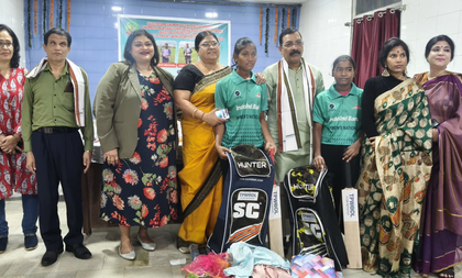 Cricket Association for Visually Impaired in Odisha felicitates 4 players selected for Women’s T20 WC for Blind | Cricket Association for Visually Impaired in Odisha felicitates 4 players selected for Women’s T20 WC for Blind