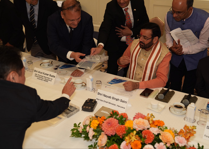 Haryana CM holds key business meetings in Osaka, pitches state as global investment hub | Haryana CM holds key business meetings in Osaka, pitches state as global investment hub