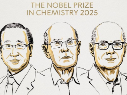 3 scientists win 2025 Chemistry Nobel for developing metal-organic frameworks | 3 scientists win 2025 Chemistry Nobel for developing metal-organic frameworks