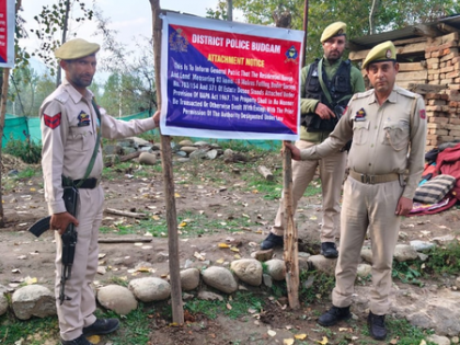 J&K: Police attach terror-handlers’ property operating from Pakistan | J&K: Police attach terror-handlers’ property operating from Pakistan