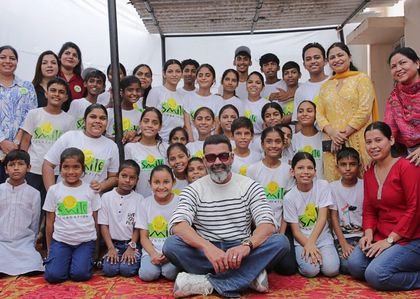 Bobby Deol celebrates his 30-year journey in Bollywood with underprivileged kids | Bobby Deol celebrates his 30-year journey in Bollywood with underprivileged kids