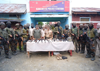 Manipur: Joint operation leads to recovery of arms & ammunition in hill district | Manipur: Joint operation leads to recovery of arms & ammunition in hill district Manipur: Joint operation leads to recovery of arms & ammunition in hill district | Manipur: Joint operation leads to recovery of arms & ammunition in hill district