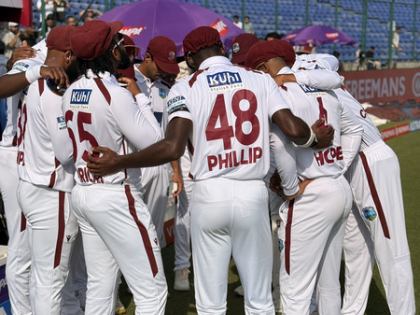 2nd Test: Windies players wearing black armbands in memory of Bernard Julien | 2nd Test: Windies players wearing black armbands in memory of Bernard Julien 2nd Test: Windies players wearing black armbands in memory of Bernard Julien | 2nd Test: Windies players wearing black armbands in memory of Bernard Julien