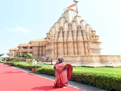 President Murmu offers prayers at Somnath Temple in Gujarat; visits Gir National Park | President Murmu offers prayers at Somnath Temple in Gujarat; visits Gir National Park President Murmu offers prayers at Somnath Temple in Gujarat; visits Gir National Park | President Murmu offers prayers at Somnath Temple in Gujarat; visits Gir National Park