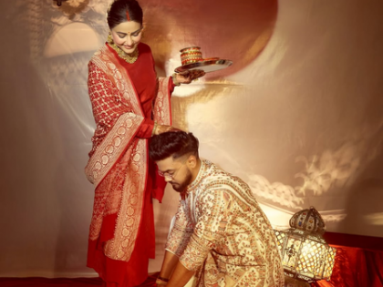 Rocky touches Hina Khan's feet on 1st Karwa Chauth: "She is Devi who graced my existence with her presence" | Rocky touches Hina Khan's feet on 1st Karwa Chauth: "She is Devi who graced my existence with her presence" Rocky touches Hina Khan's feet on 1st Karwa Chauth: "She is Devi who graced my existence with her presence" | Rocky touches Hina Khan's feet on 1st Karwa Chauth: "She is Devi who graced my existence with her presence"
