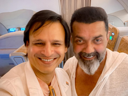 Vivek Oberoi tells Bobby Deol 'you killed it as Ajay Talwar' as they bump into each other | Vivek Oberoi tells Bobby Deol 'you killed it as Ajay Talwar' as they bump into each other Vivek Oberoi tells Bobby Deol 'you killed it as Ajay Talwar' as they bump into each other | Vivek Oberoi tells Bobby Deol 'you killed it as Ajay Talwar' as they bump into each other