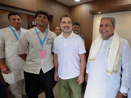 K'taka CM's grandson shares pics with Rahul Gandhi; rumours of political debut emerge | K'taka CM's grandson shares pics with Rahul Gandhi; rumours of political debut emerge K'taka CM's grandson shares pics with Rahul Gandhi; rumours of political debut emerge | K'taka CM's grandson shares pics with Rahul Gandhi; rumours of political debut emerge