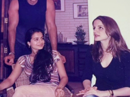 Ameesha Patel’s ‘Sunday Throwback’ features herself with Hrithik Roshan, his ex-wife Sussanne Khan, fun memories | Ameesha Patel’s ‘Sunday Throwback’ features herself with Hrithik Roshan, his ex-wife Sussanne Khan, fun memories