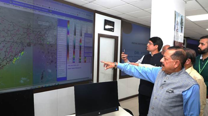 MoS Jitendra Singh reviews IMD’s multi-hazard warning support system | MoS Jitendra Singh reviews IMD’s multi-hazard warning support system